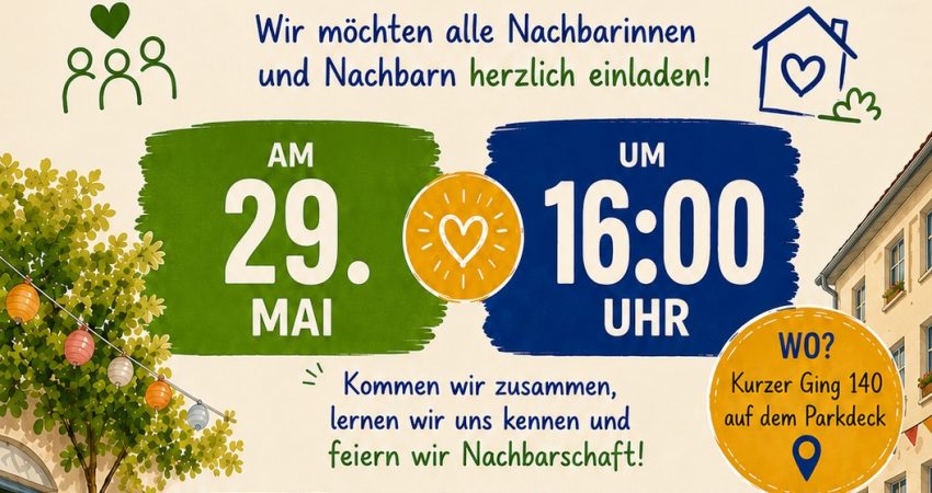 Nachbarschaftstag 2026 Nachbarschaftstag 2026 auf dem Parkdeck
